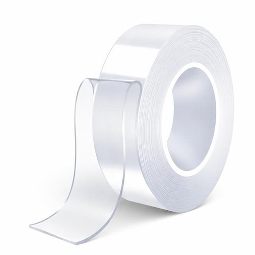 Bodenlink heavy duty double-sided nano mounting tape clear washable acrylic gel for walls